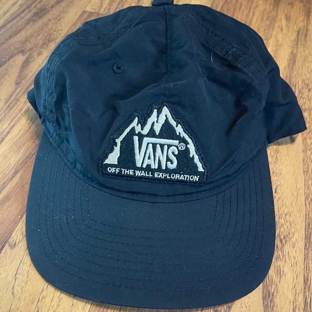 Vans MTE Off The Wall Exploration Hat Mens Black Nylon Snapback Mountain Cap OS
